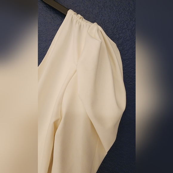 FREE People X Intimately Somethin Bout You One-Shoulder Bodysuit In Cream Sz Med - Picture 7 of 13